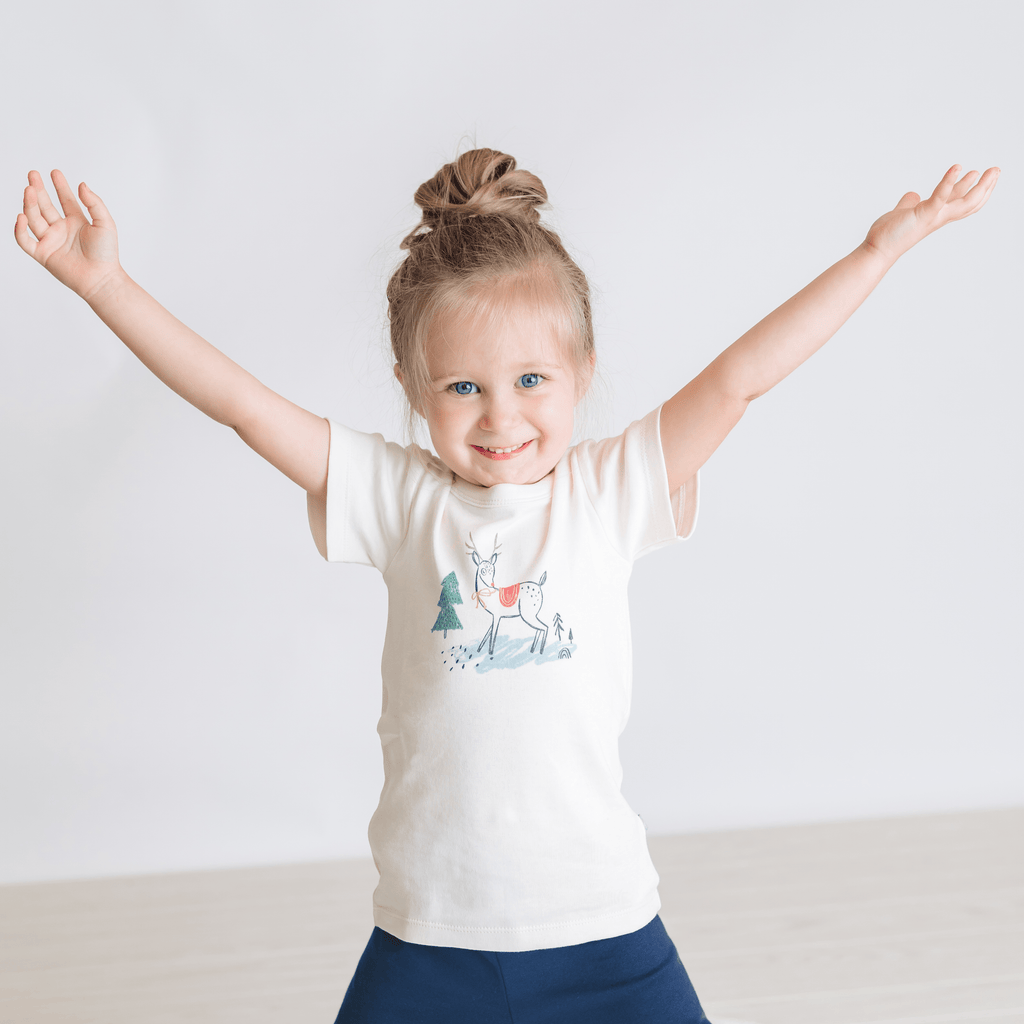 tee-shirt graphique | cerf de Noël