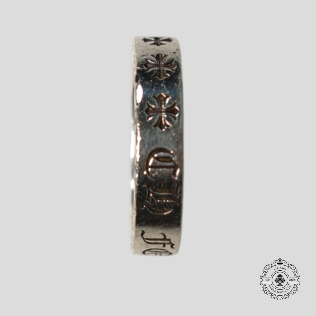 Bague Chrome Hearts CH Forever en Argent