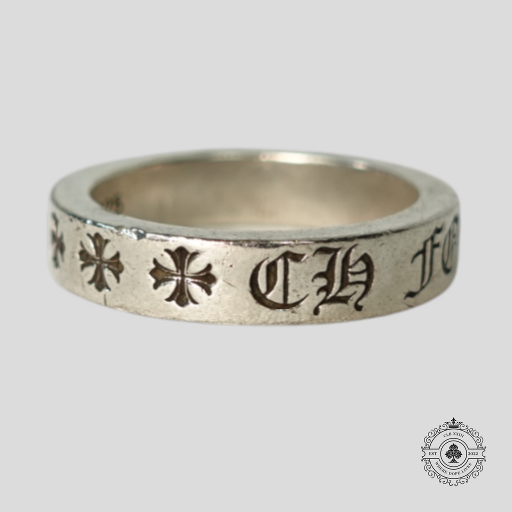 Bague Chrome Hearts CH Forever en Argent