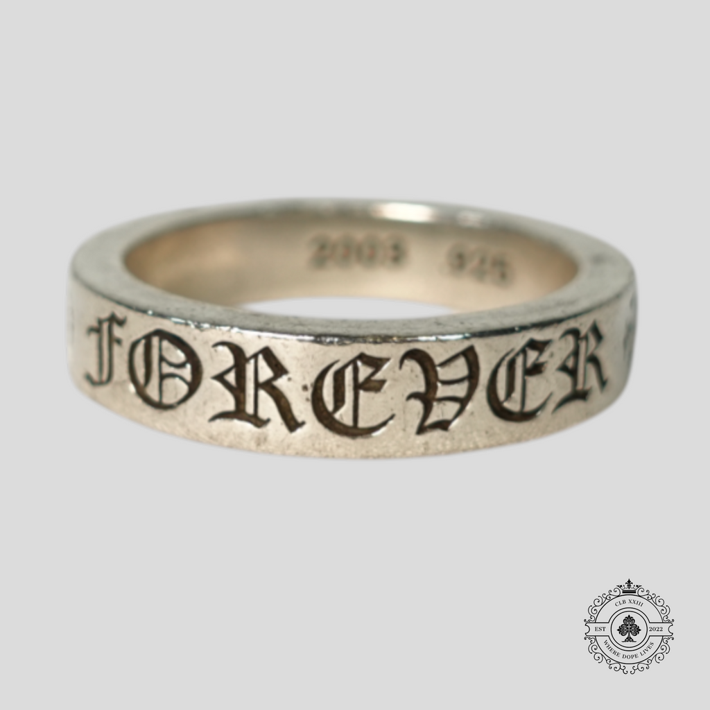 Bague Chrome Hearts CH Forever en Argent