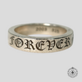 Bague Chrome Hearts CH Forever en Argent
