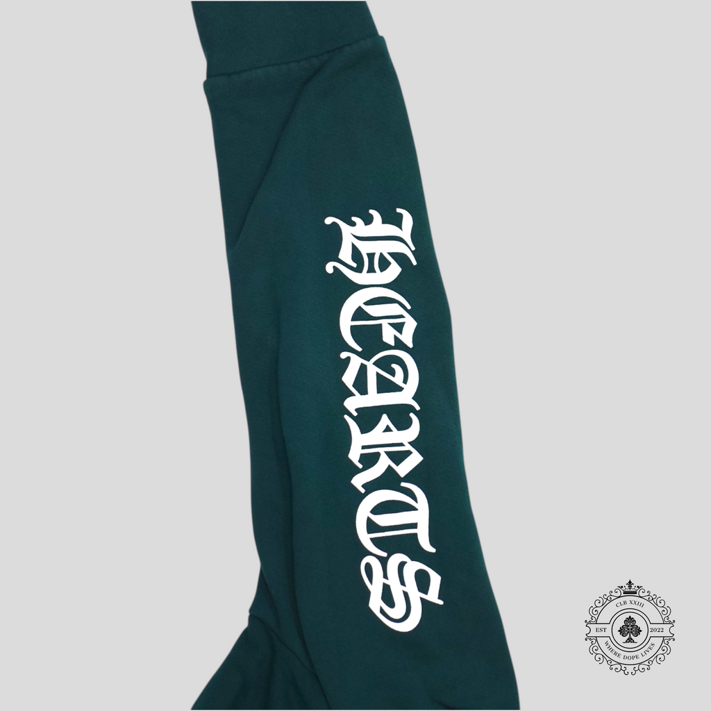 Sweat à capuche zippé Chrome Hearts Matty Boy Antidote vert