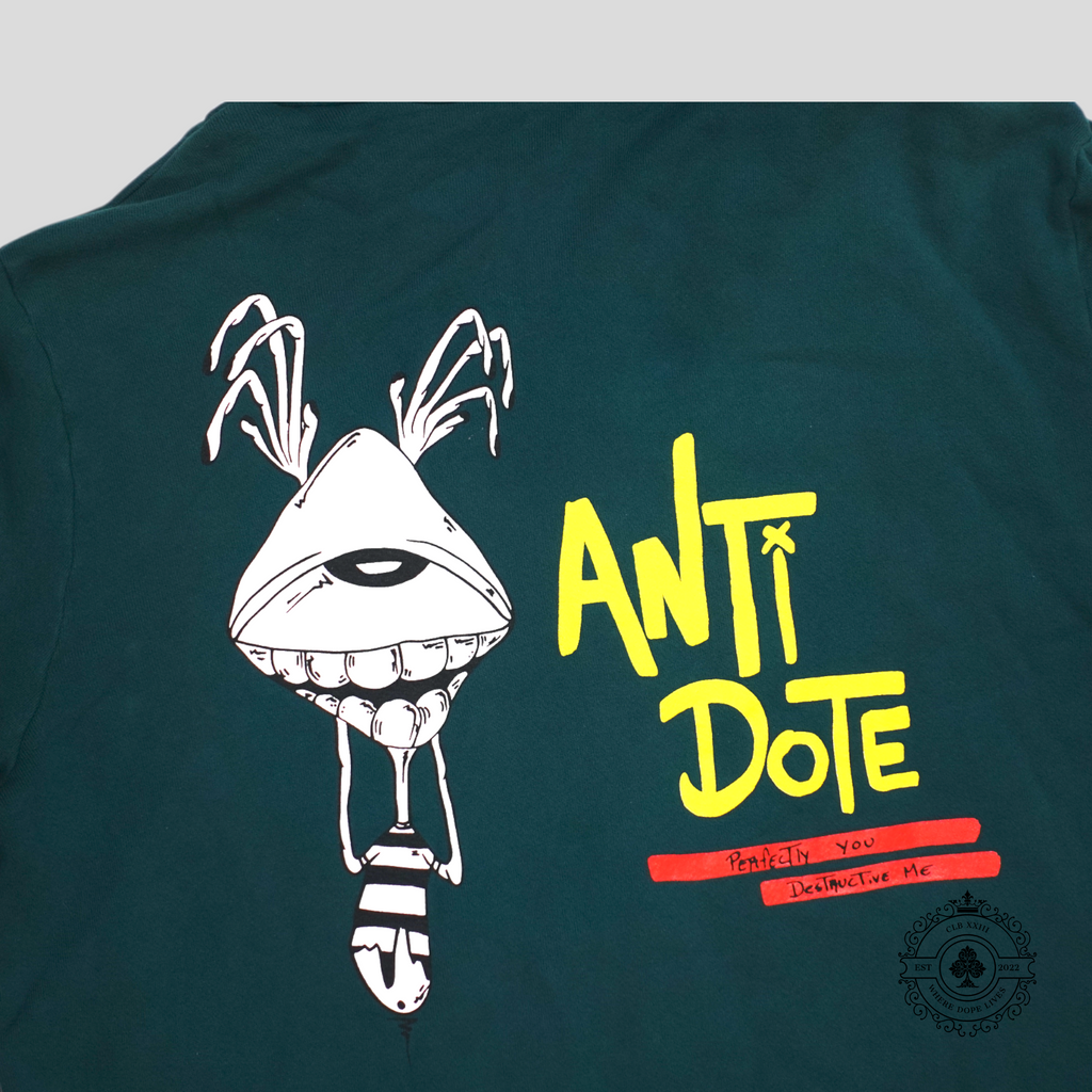 Sweat à capuche zippé Chrome Hearts Matty Boy Antidote vert