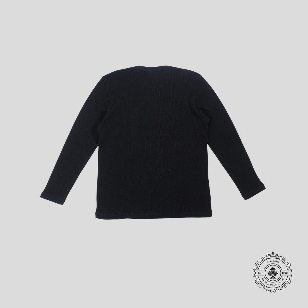 T-shirt thermique manches longues Chrome Hearts noir