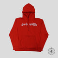 Sweat à capuche graphique Louis Vuitton rouge
