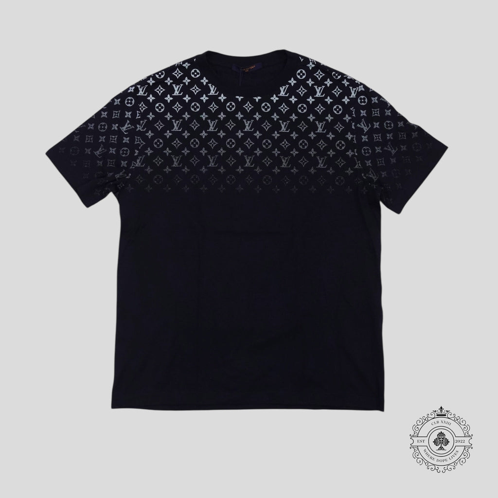 T-shirt Louis Vuitton Monogram Gradient bleu marine