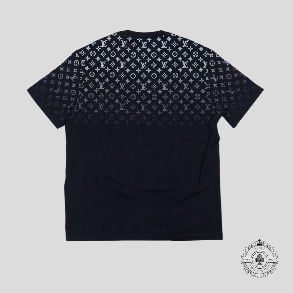 T-shirt Louis Vuitton Monogram Gradient bleu marine