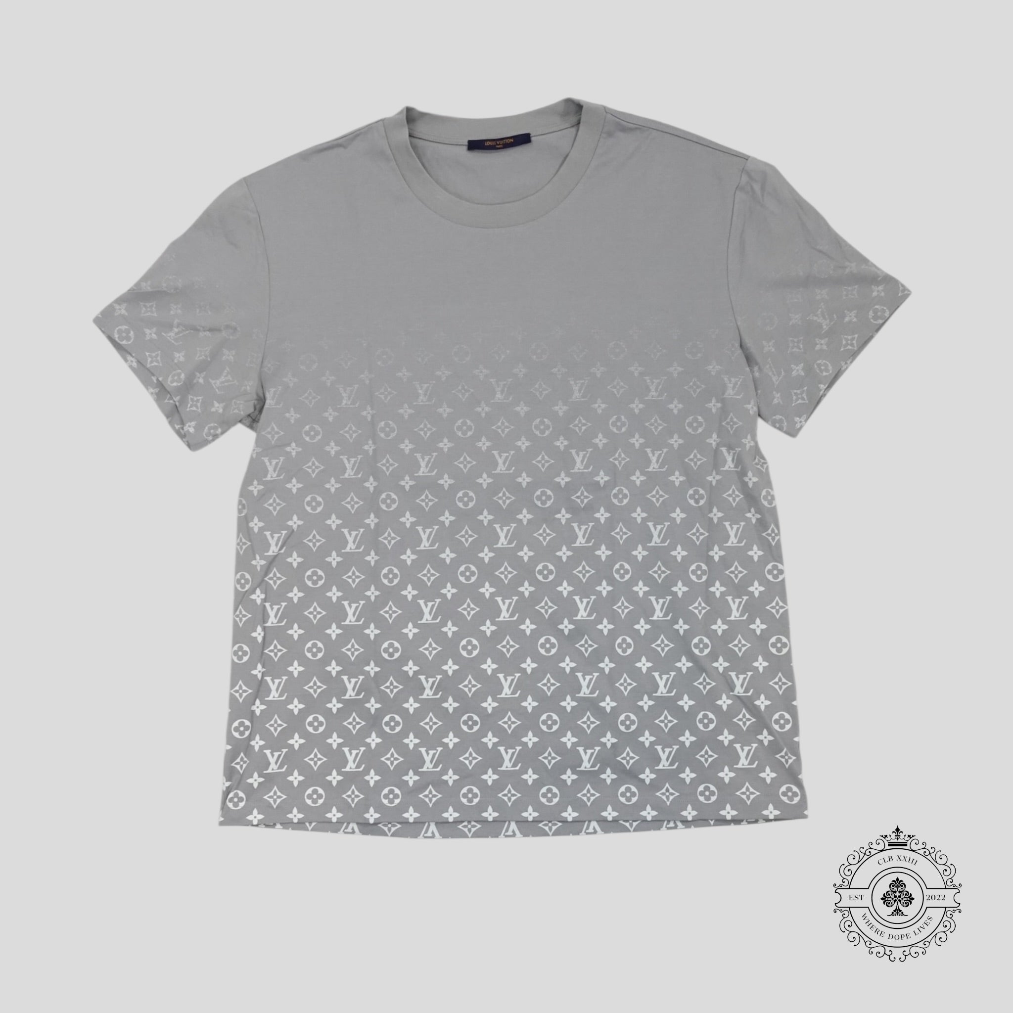 T-shirt Monogram Gradient Louis Vuitton gris