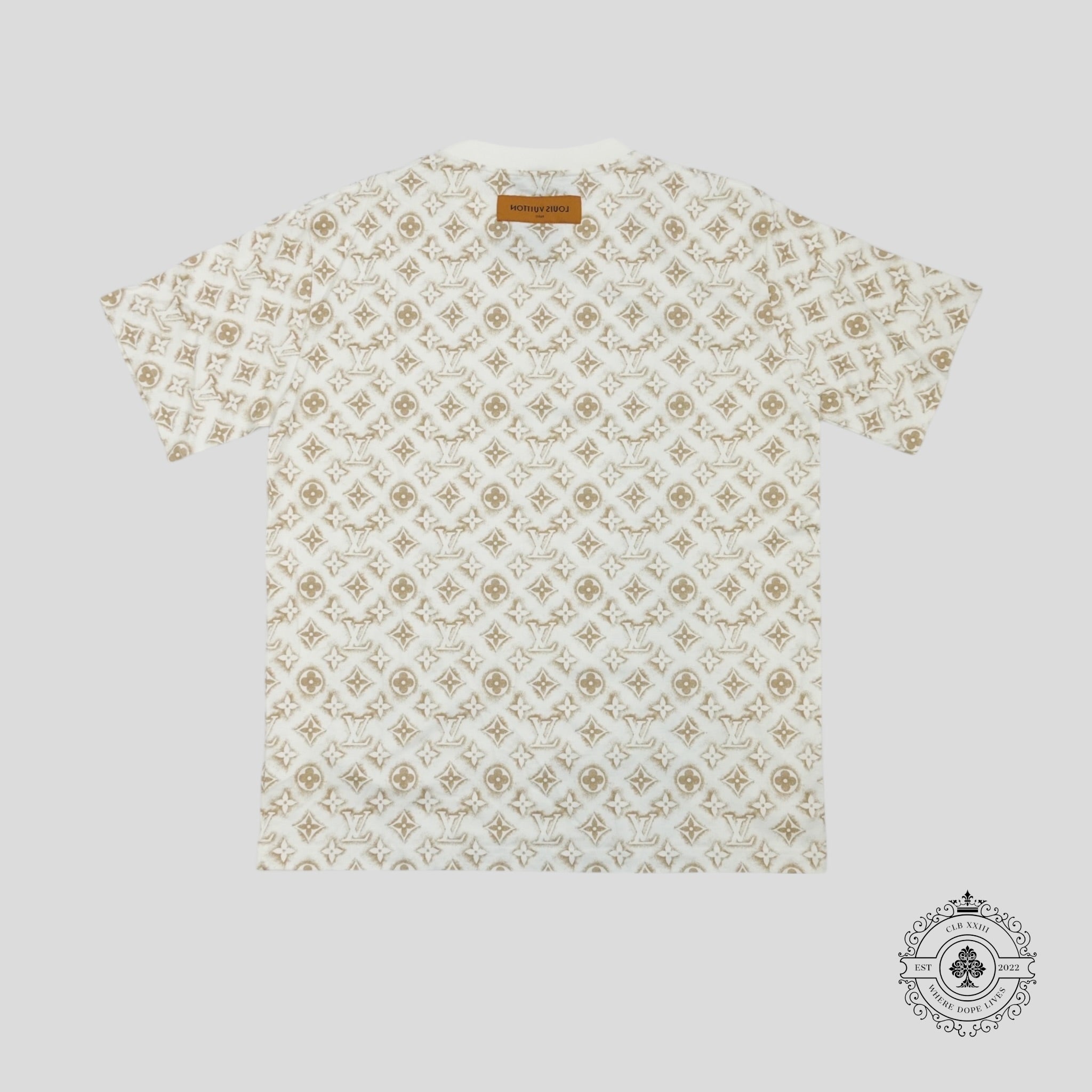 T-shirt Louis Vuitton Monogram Sand blanc/beige