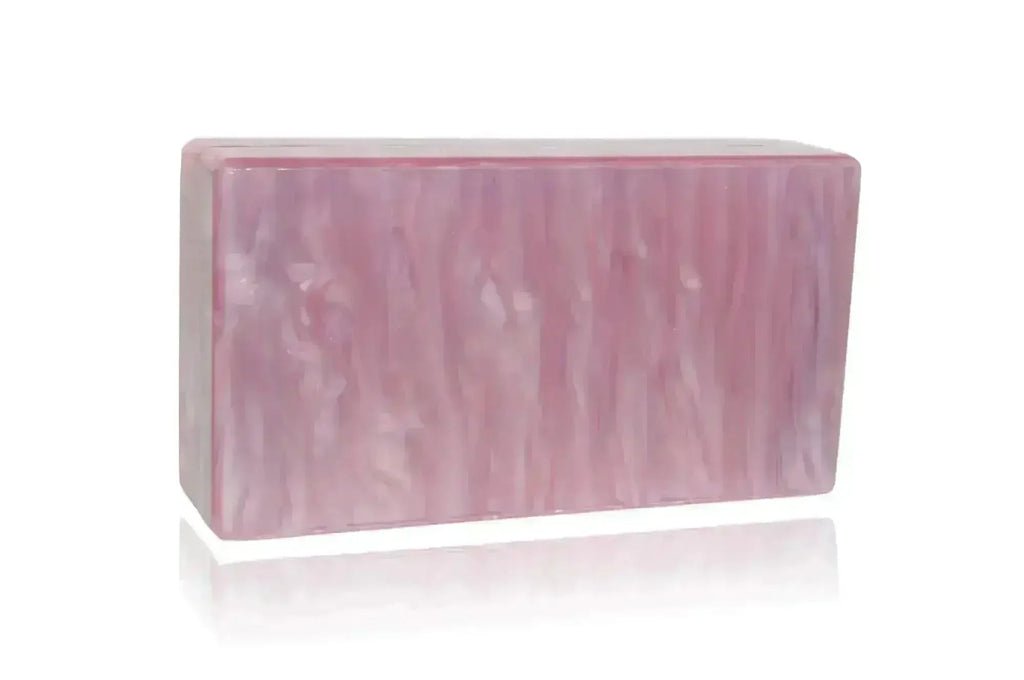 Pochette rigide en acrylique Cactus rose et vert