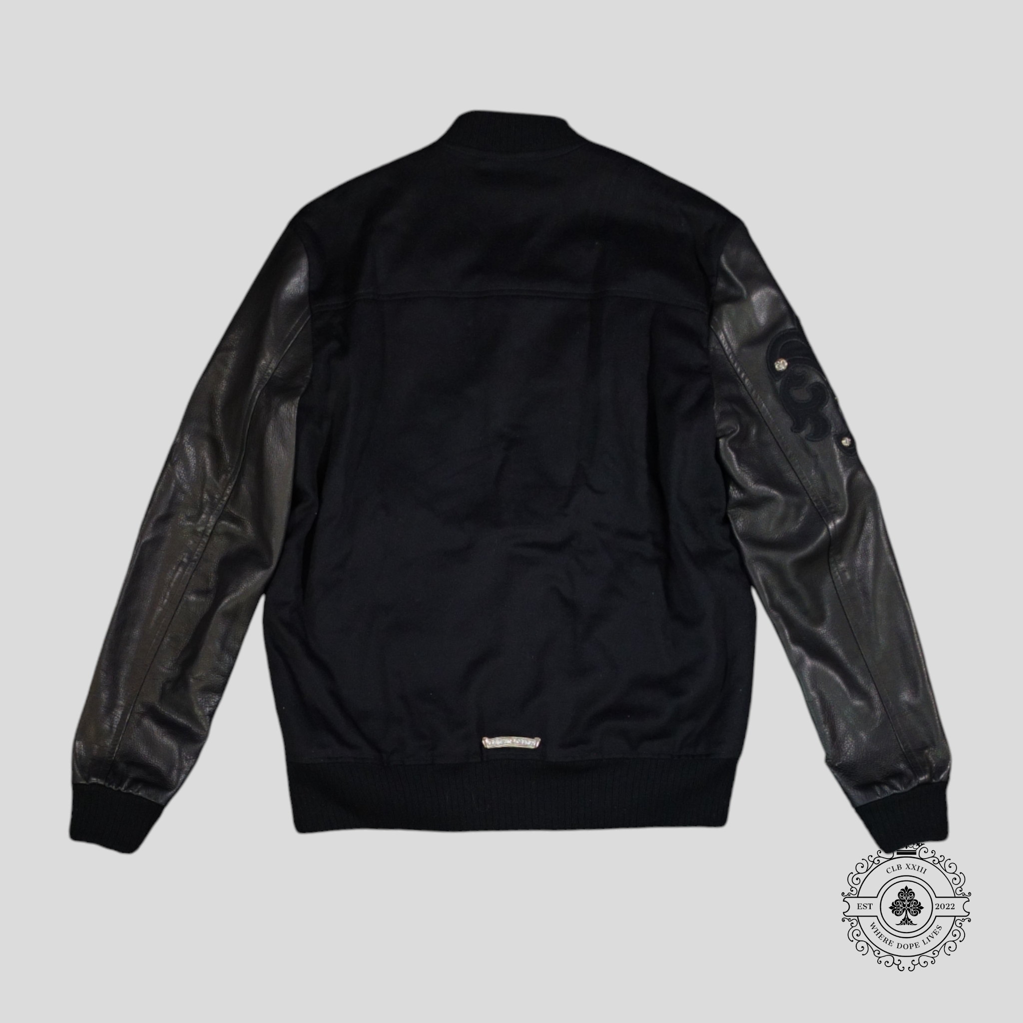 Blouson Teddy Chrome Hearts Cross Patch Noir