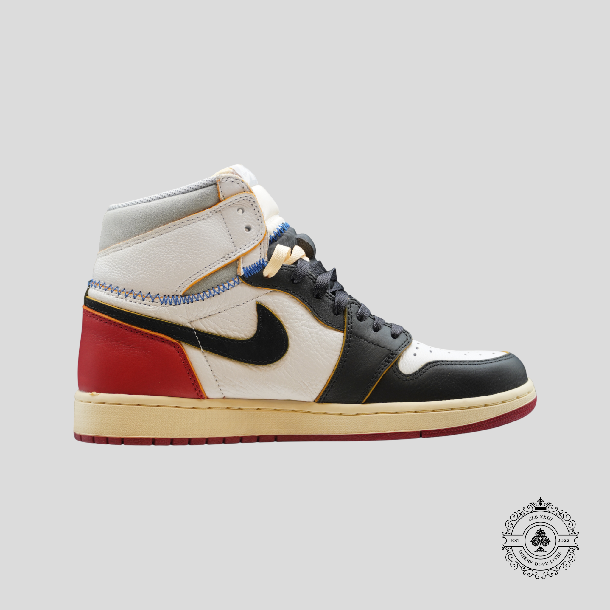 Air Jordan 1 Retro High Union Los Angeles Black Toe - Preowned