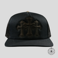 Casquette Trucker Chrome Hearts Triple Croix Noire