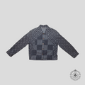 Veste en jean jacquard Monogram Louis Vuitton Nigo gris