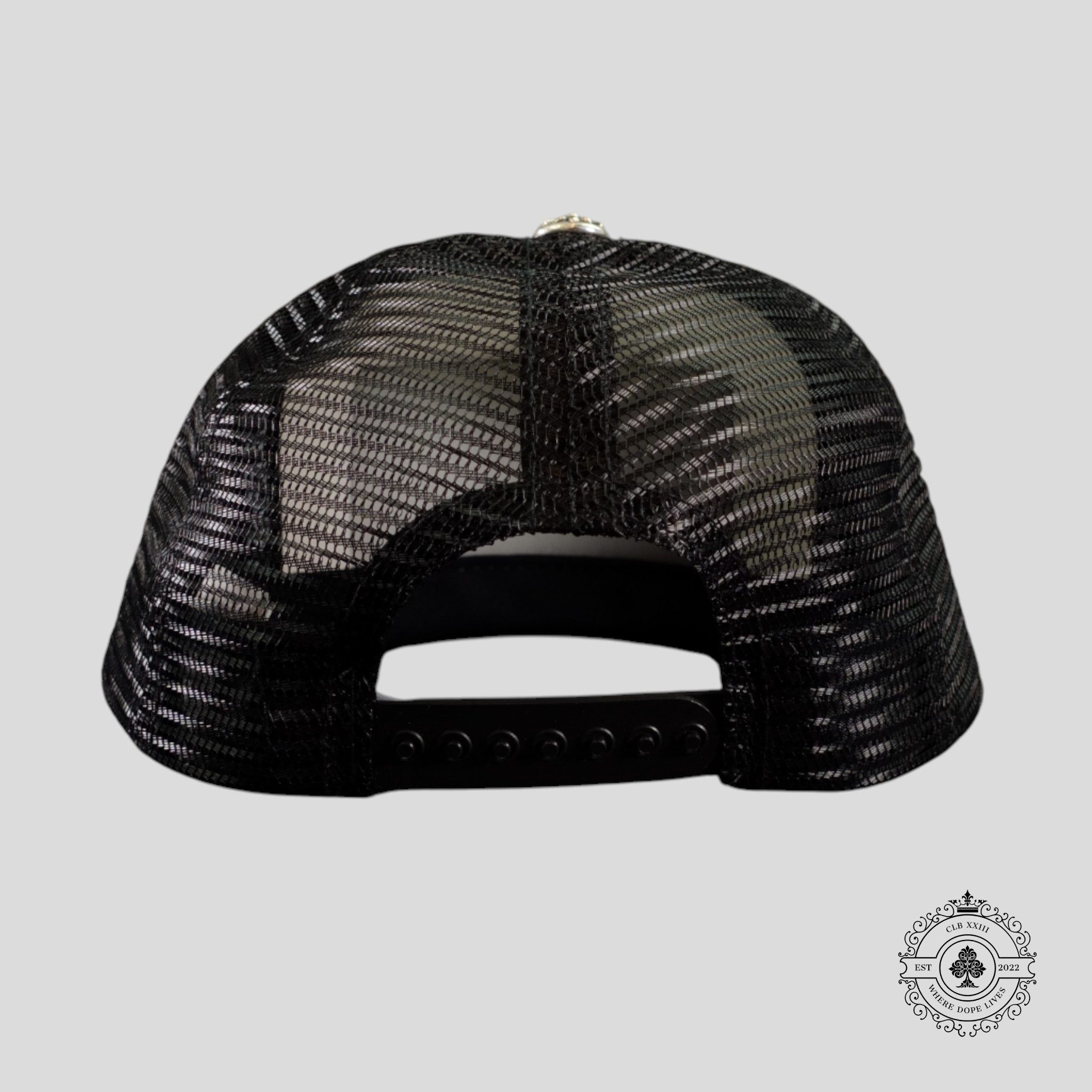 Casquette Trucker Chrome Hearts Hollywood CH Patch Blanche