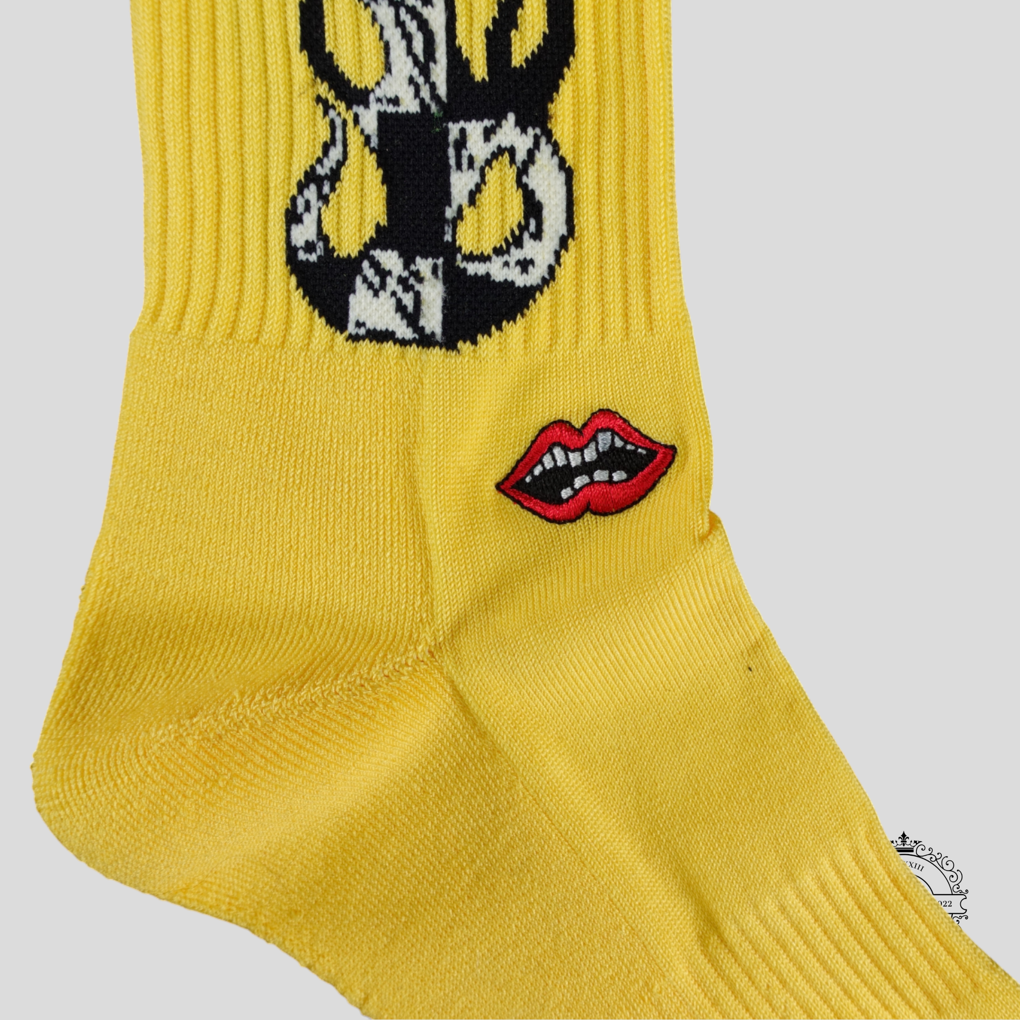 Chaussettes Chrome Hearts 99 Eyes jaunes