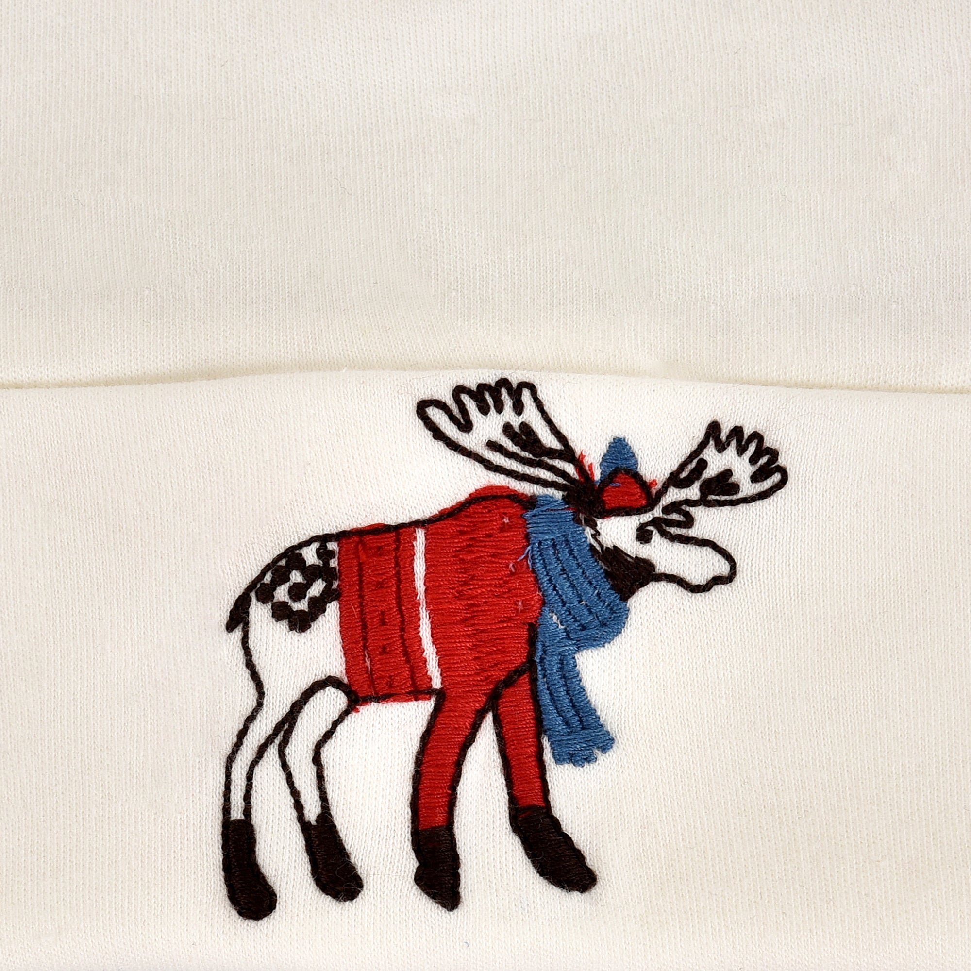 chapeau enroulable | broderie orignal ivoire