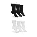 Chaussettes en coton pour hommes, diabétiques, mi-mollet (assorties)