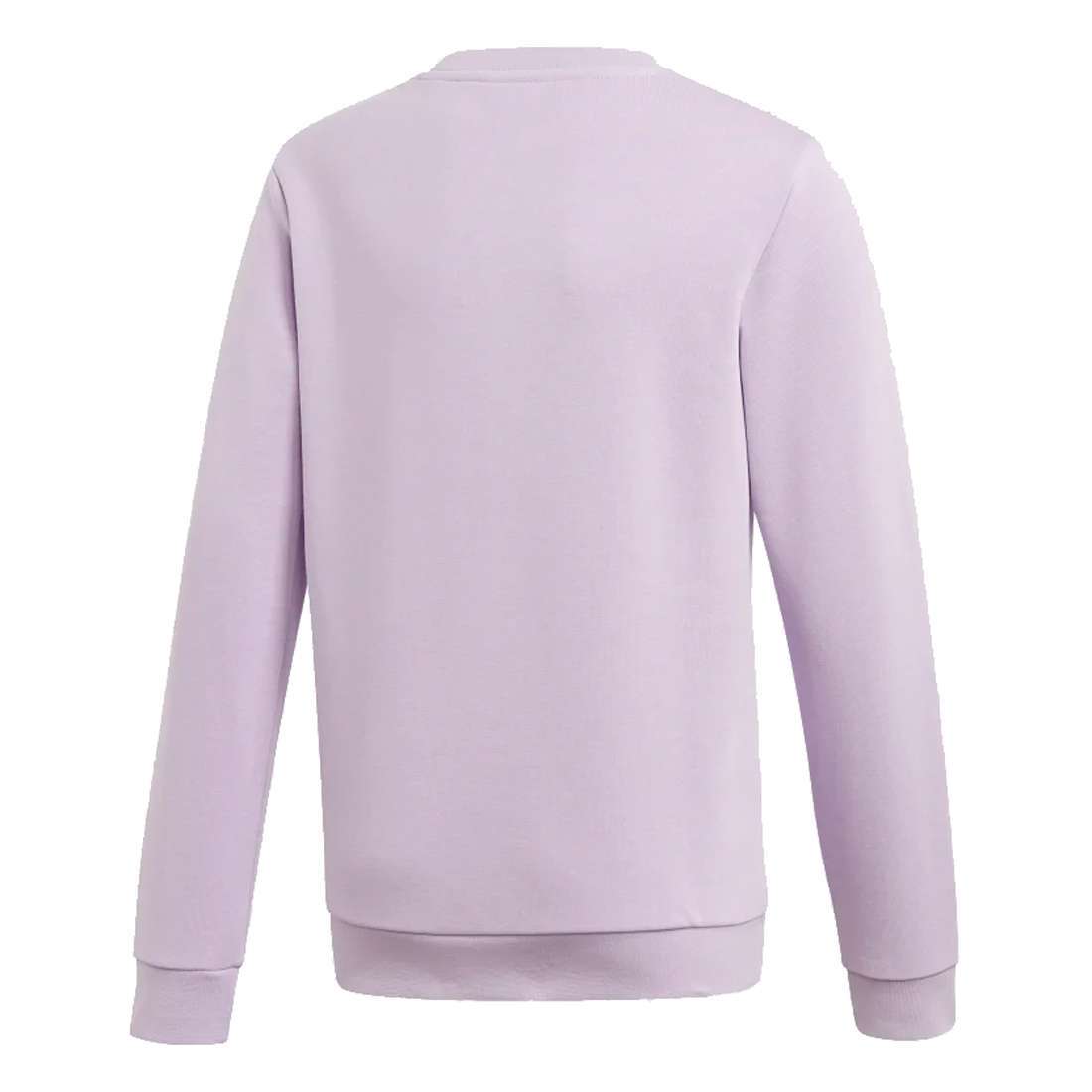 adidas Originals Sweat-shirt ras du cou trèfle pour enfant (junior) - Violet éclatant / Blanc