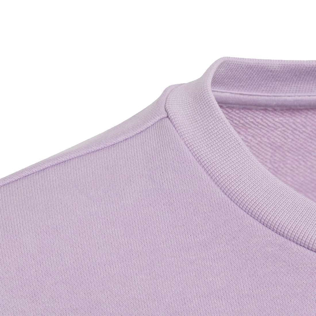 adidas Originals Sweat-shirt ras du cou trèfle pour enfant (junior) - Violet éclatant / Blanc