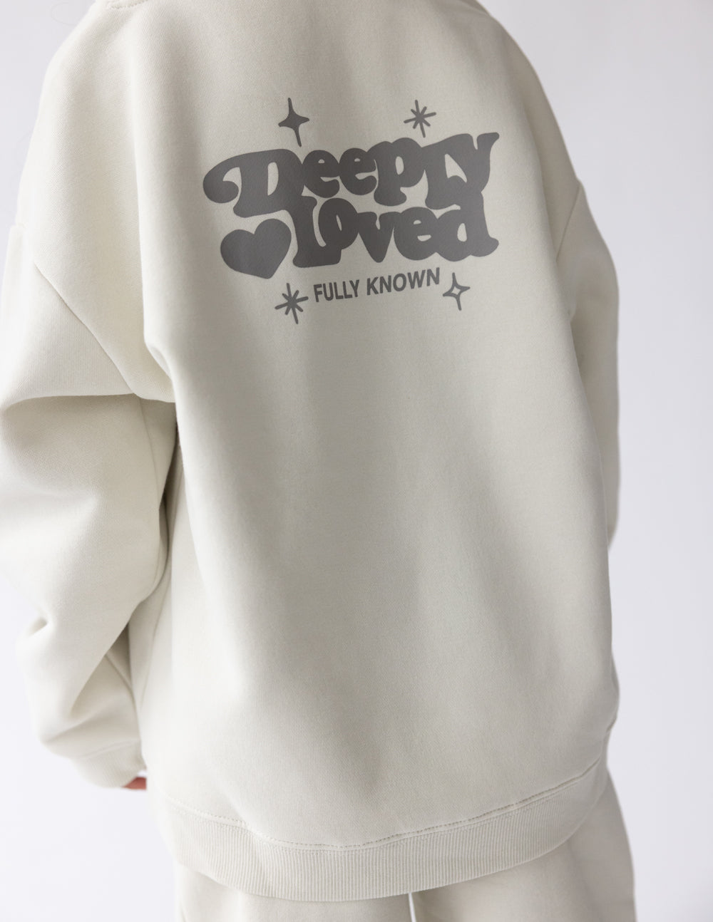 Sweat à capuche enfant Profondément aimé