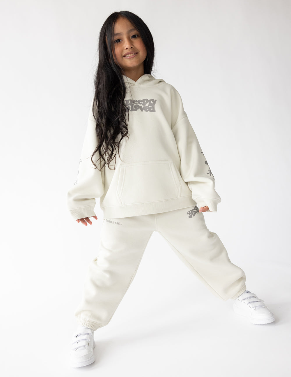 Sweat à capuche enfant Profondément aimé
