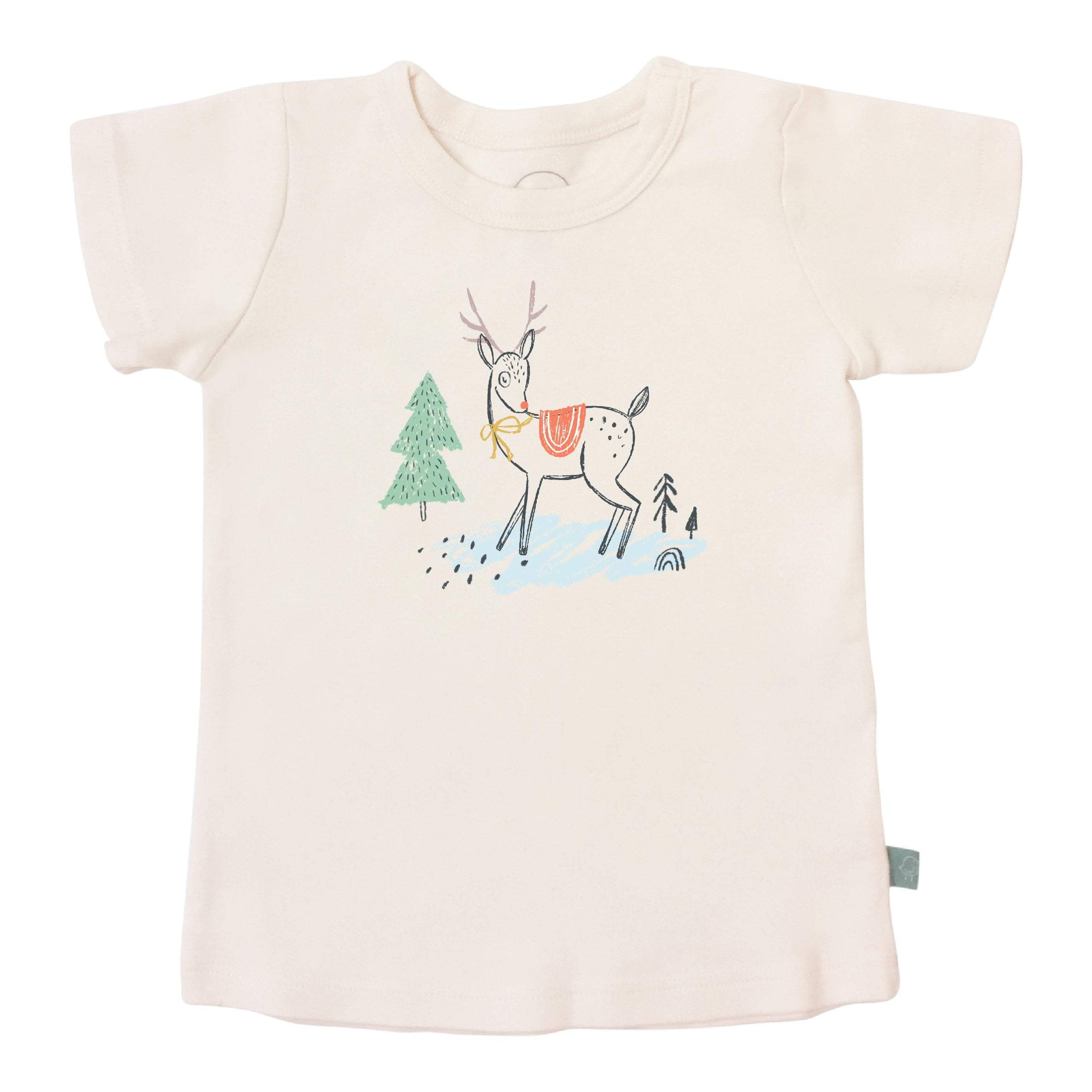 tee-shirt graphique | cerf de Noël
