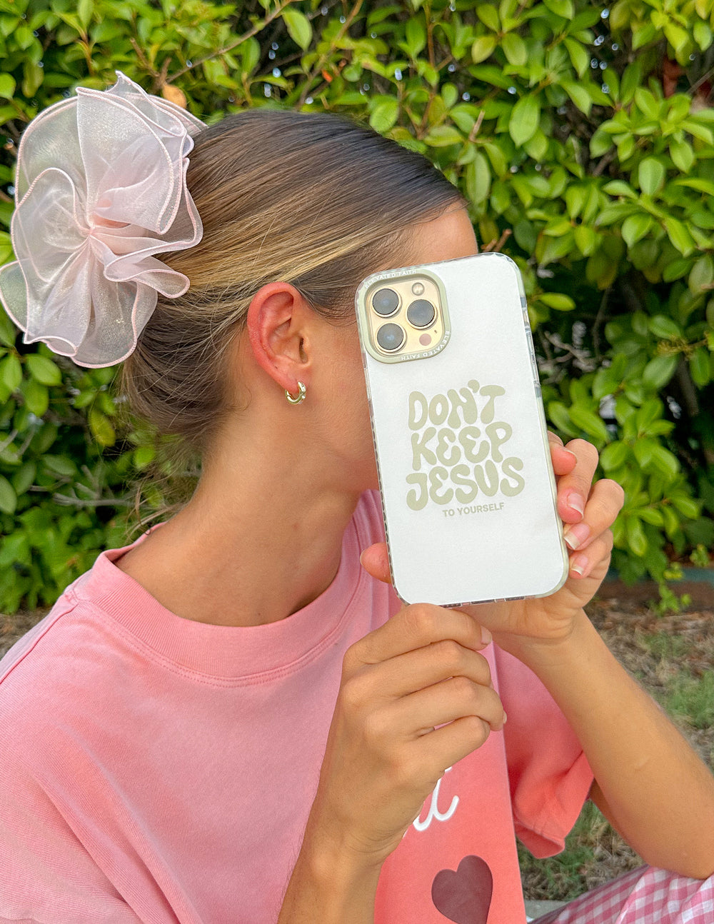 Coque de téléphone Ne gardez pas Jésus pour vous