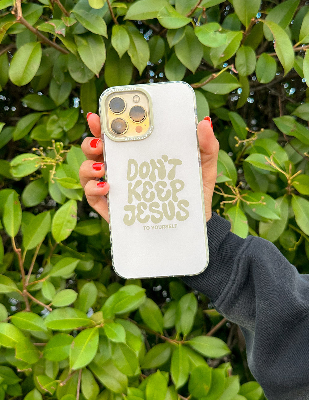 Coque de téléphone Ne gardez pas Jésus pour vous