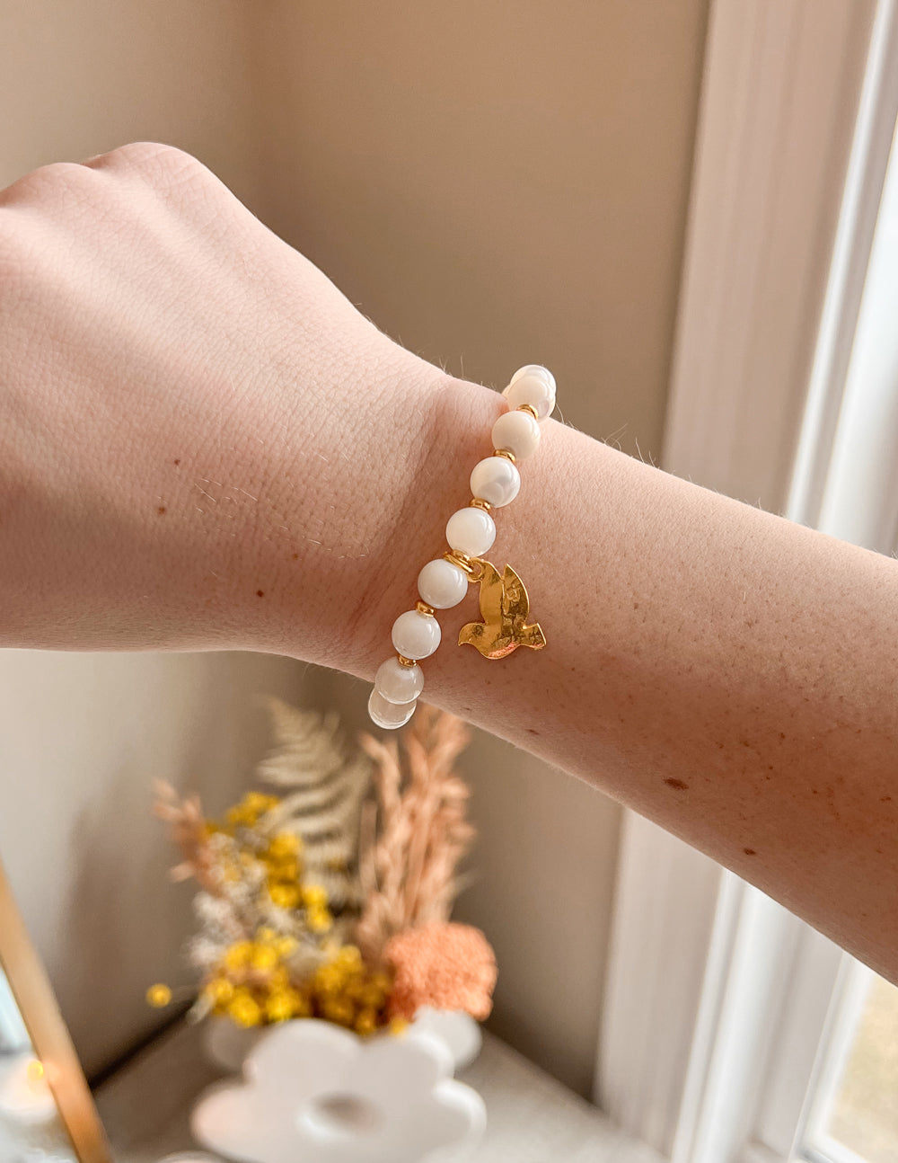 Bracelet à breloques Colombe
