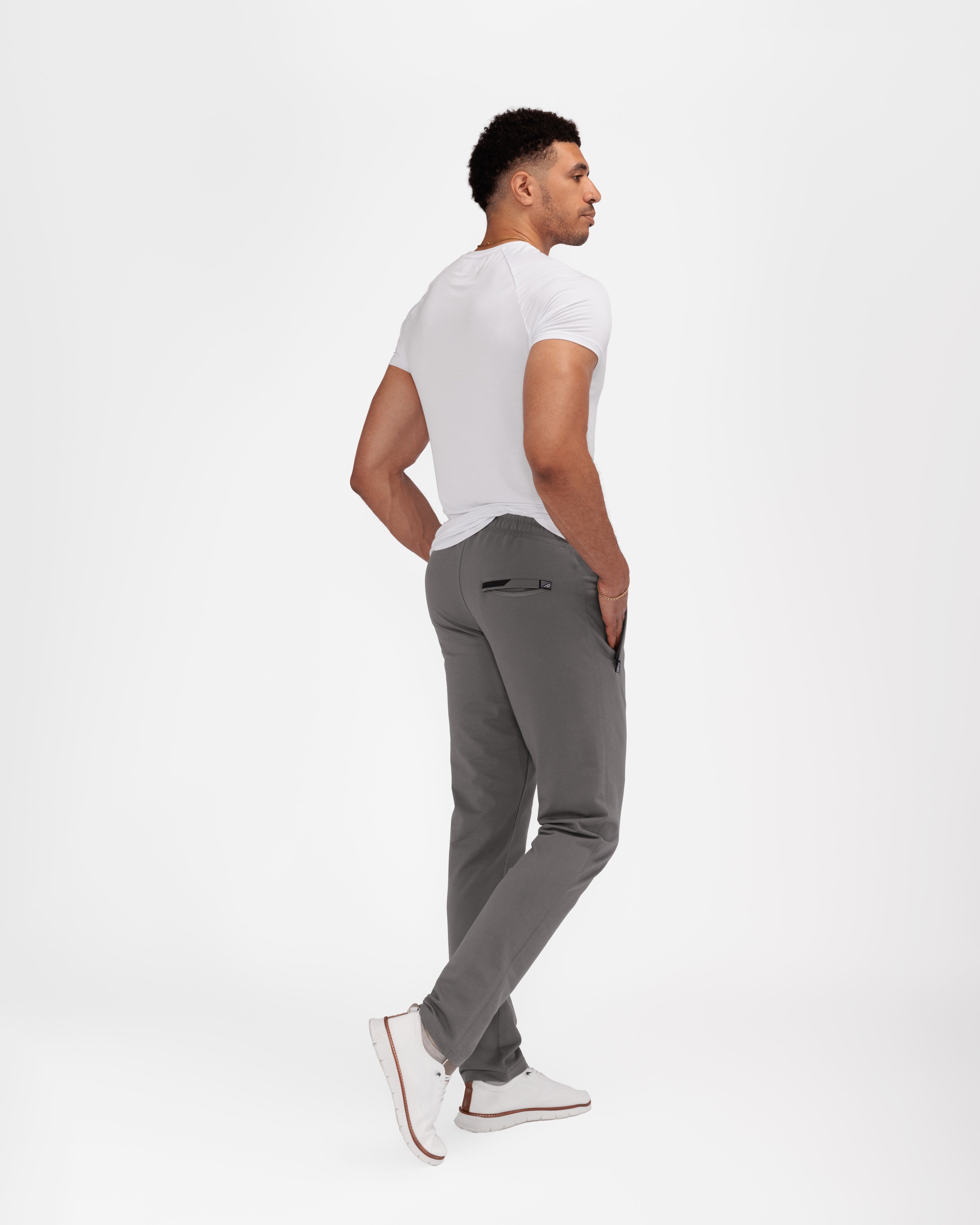 Pantalon de jogging athlétique confortable toute la journée - Fuselé (Coupe longue)