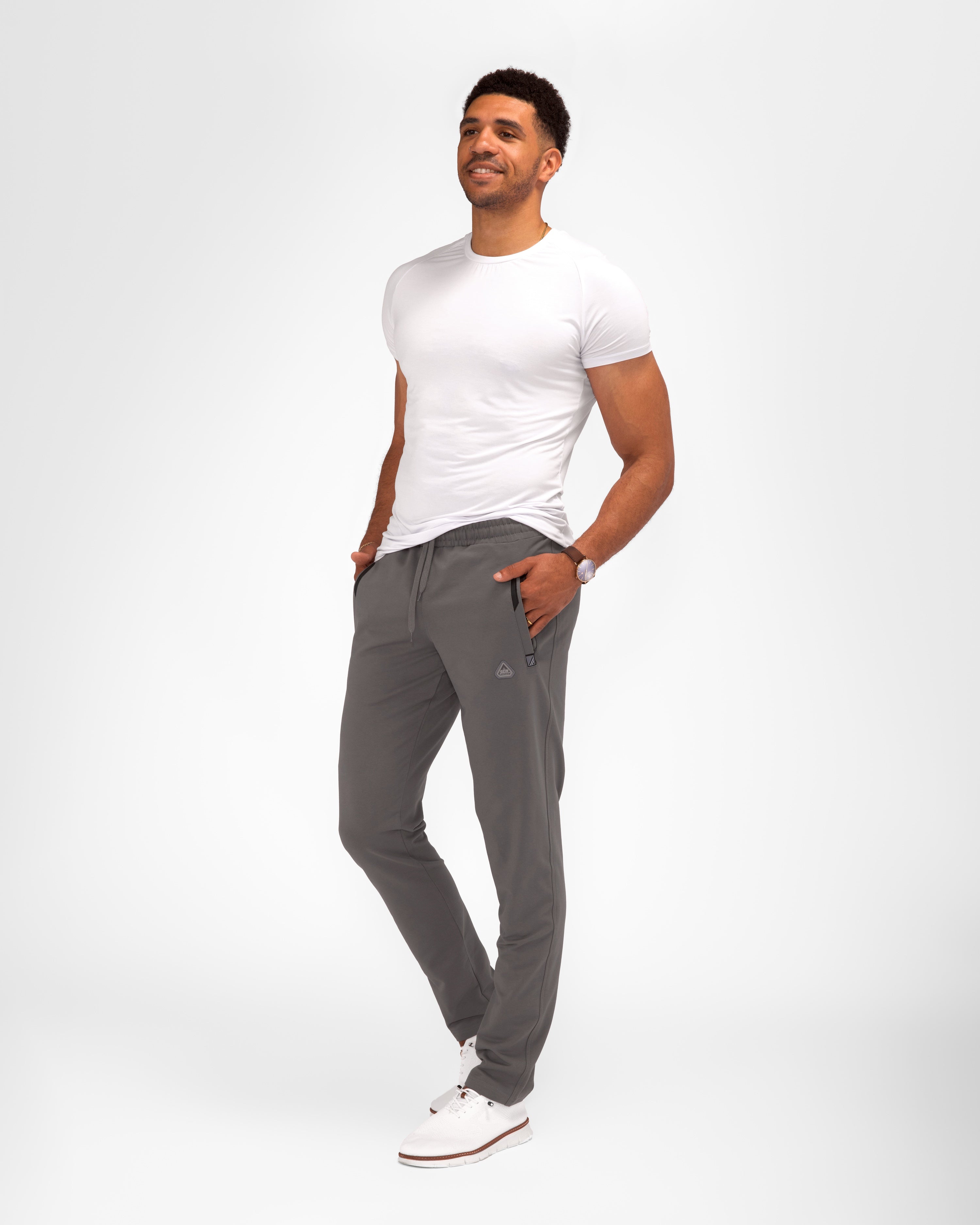 Pantalon de jogging athlétique confortable toute la journée - Fuselé (Coupe longue)