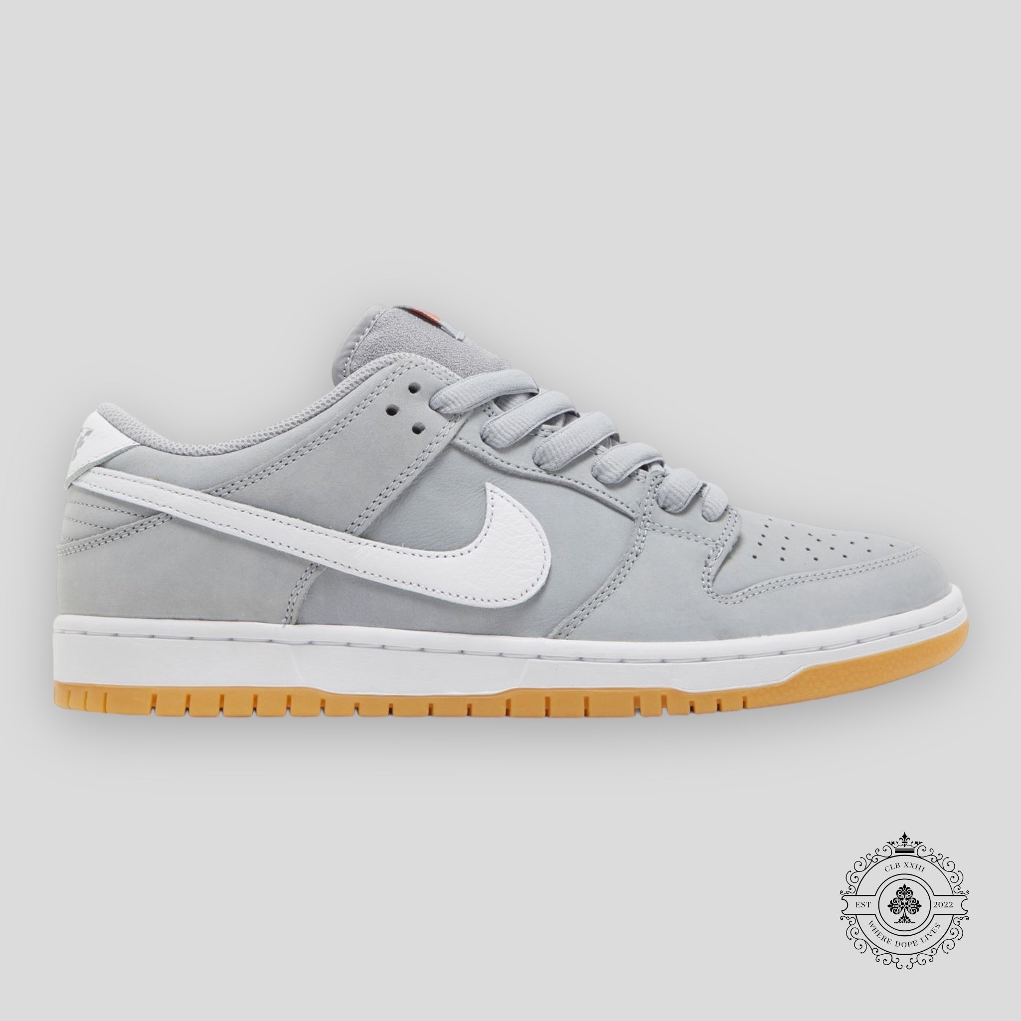 Nike SB Dunk Low Pro Gris ISO Orange Label