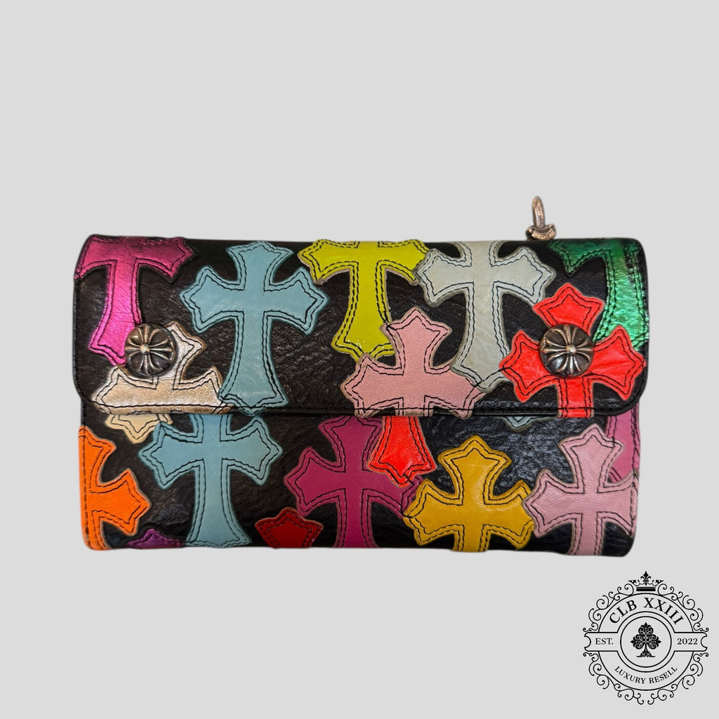 Portefeuille Chrome Hearts Cross Patch Wave