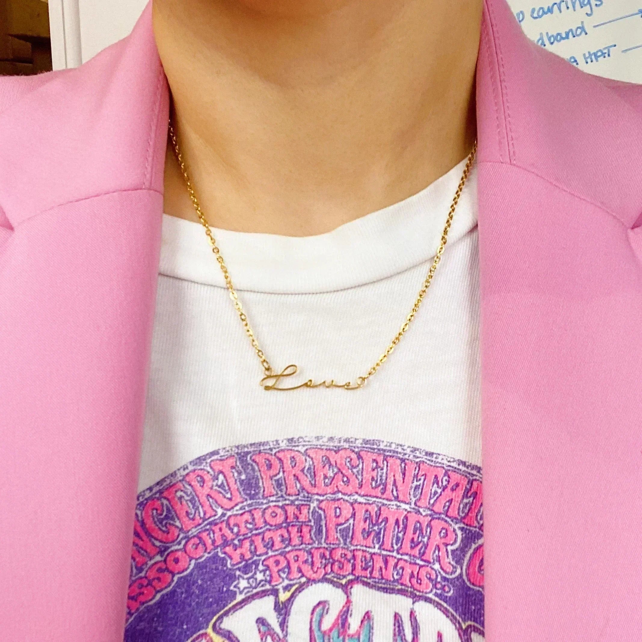 Collier Amour artistique