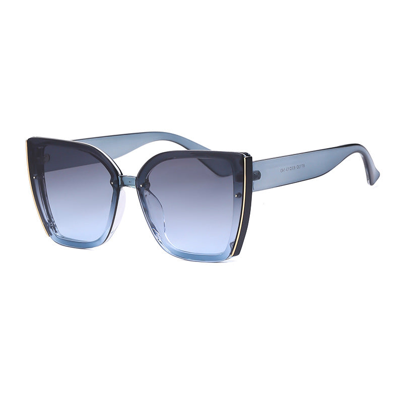 Lunettes de soleil œil-de-chat surdimensionnées pour femmes — Protection UV Tendance