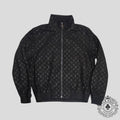 Veste de survêtement Louis Vuitton Monogram Gaufré noire