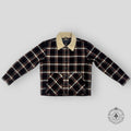 Blouson zippé Chrome Hearts à col en peau lainée
