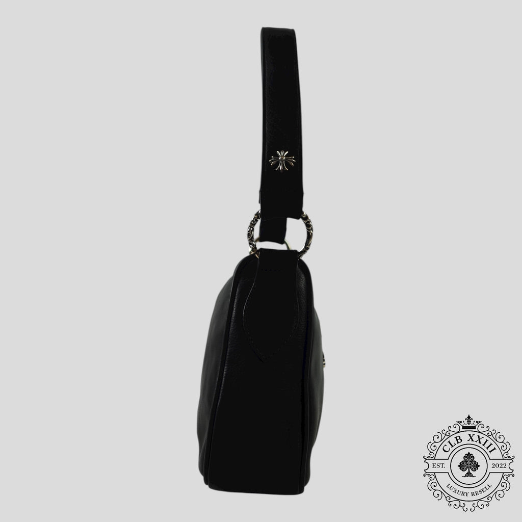 Sac en pépite de poulet Chrome Hearts noir