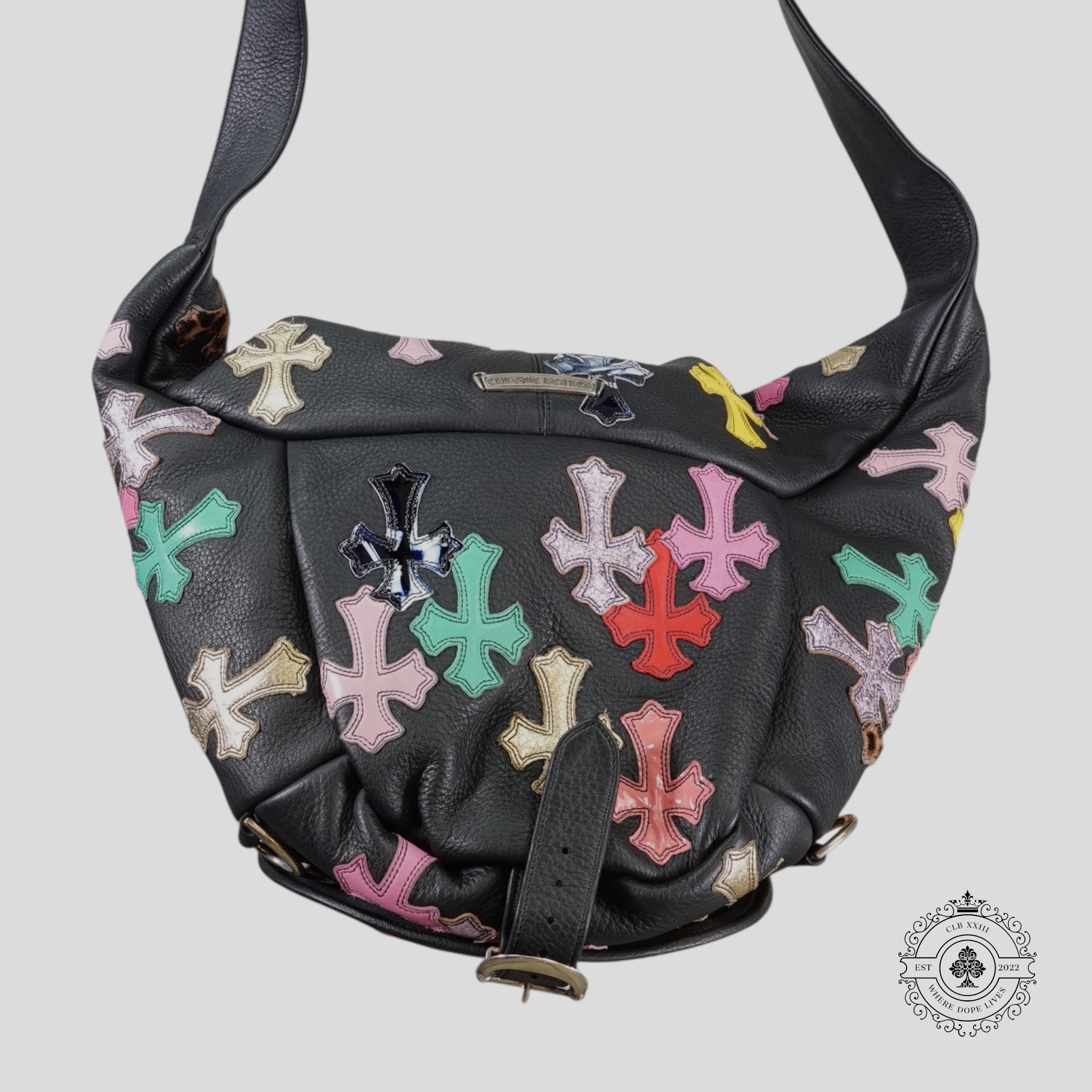 Sac banane Chrome Hearts XXL multicolore