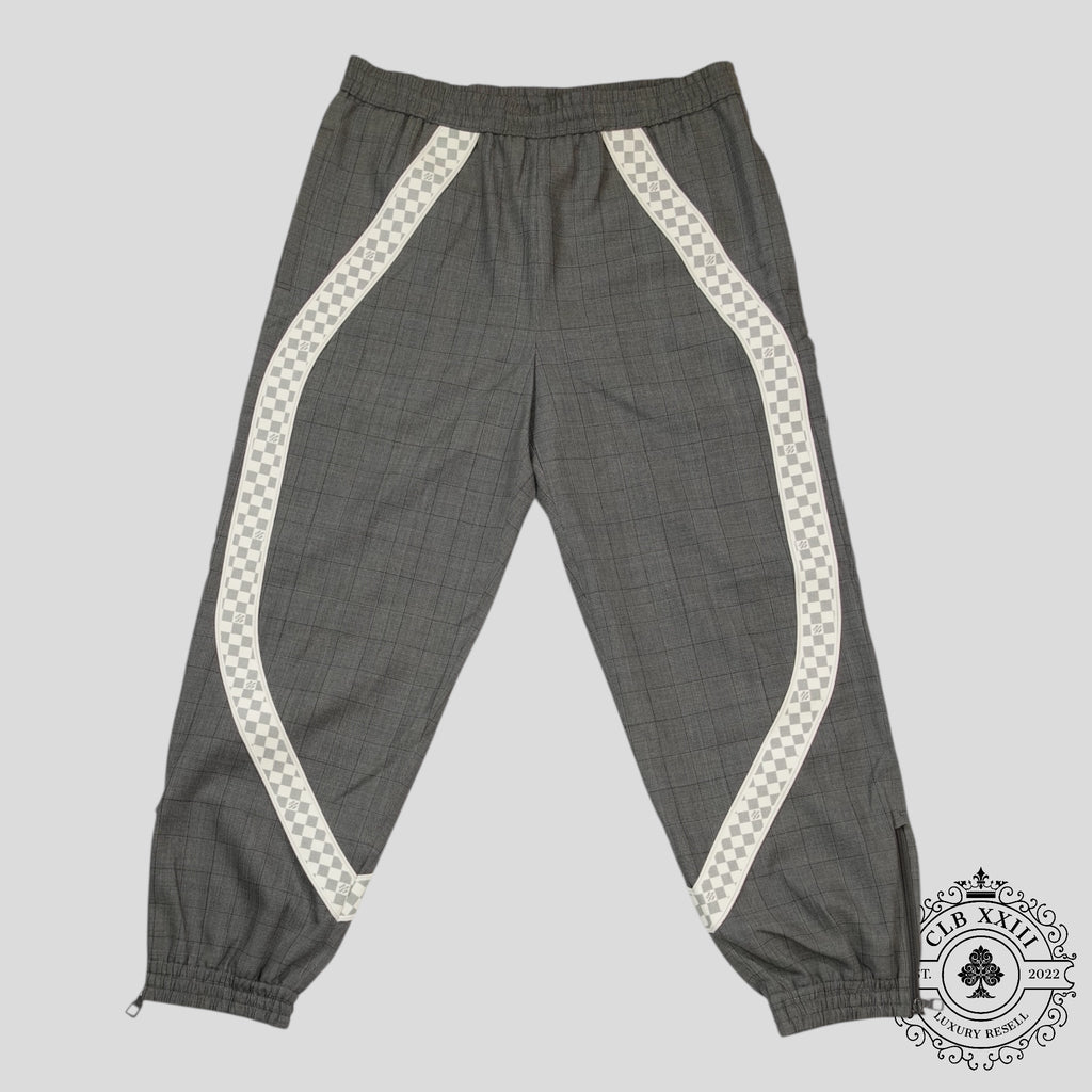 Pantalon de survêtement en laine Louis Vuitton gris