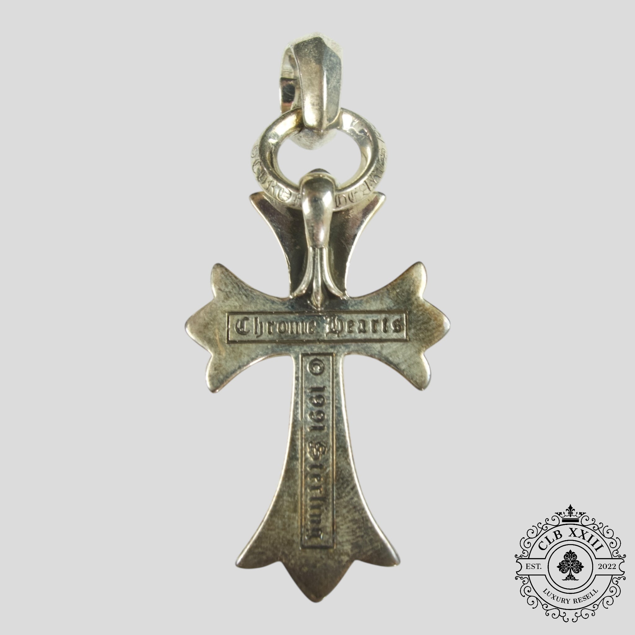 Pendentif Croix Chrome Hearts en Argent