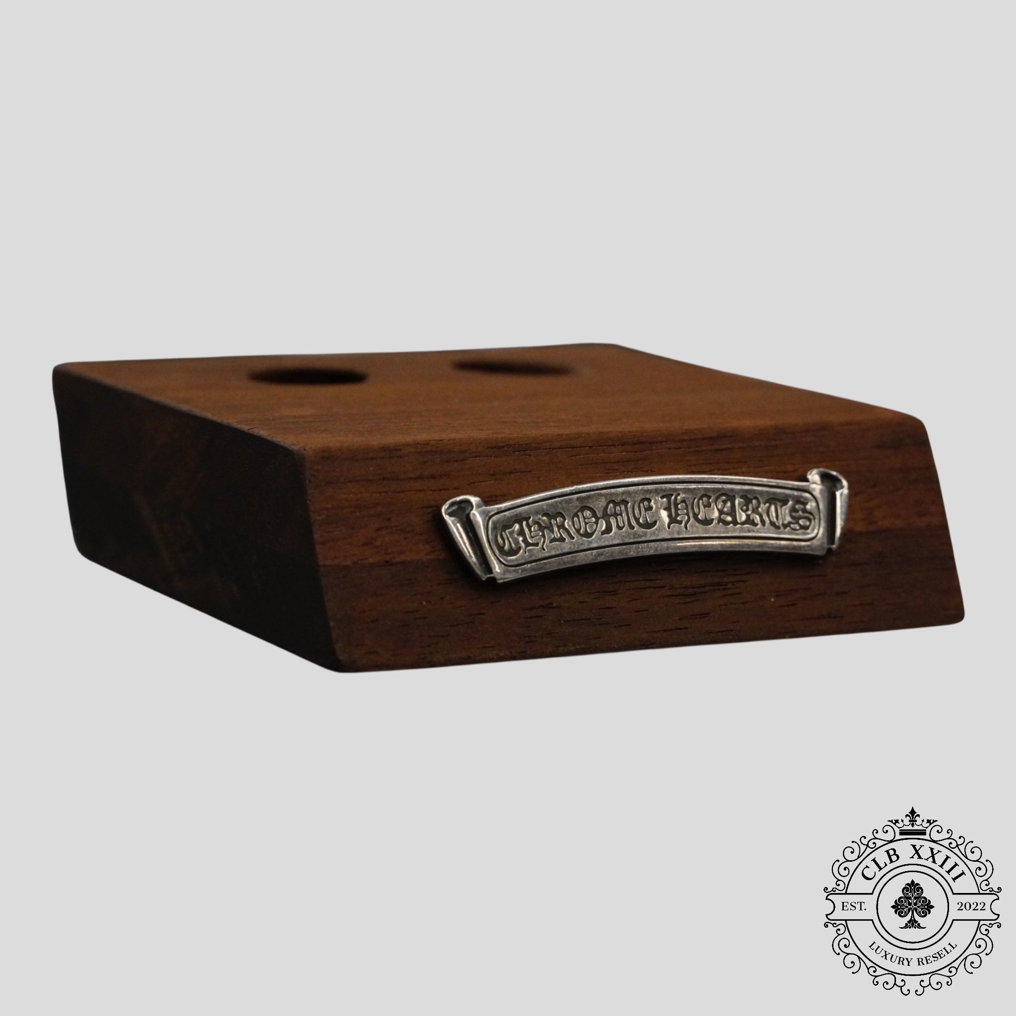 Présentoir à lunettes en bois Chrome Hearts