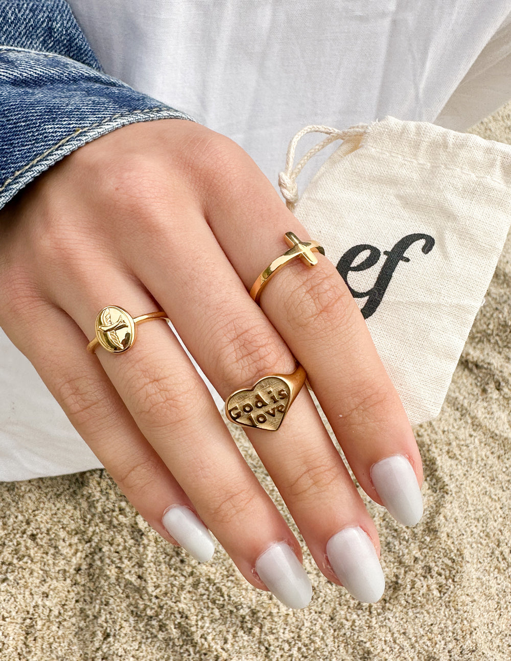 Bague Or Dieu est Amour