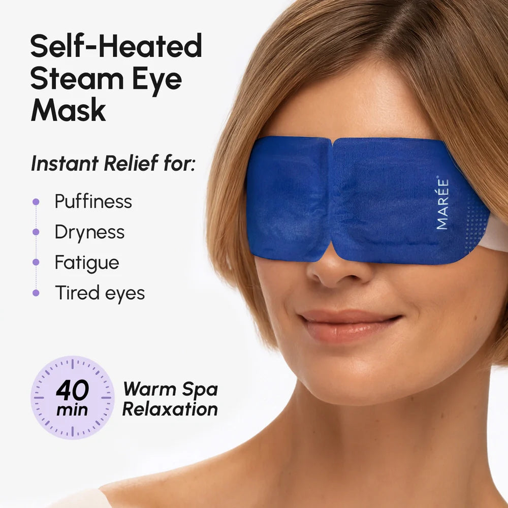 Masque oculaire vapeur parfumé pour le spa
