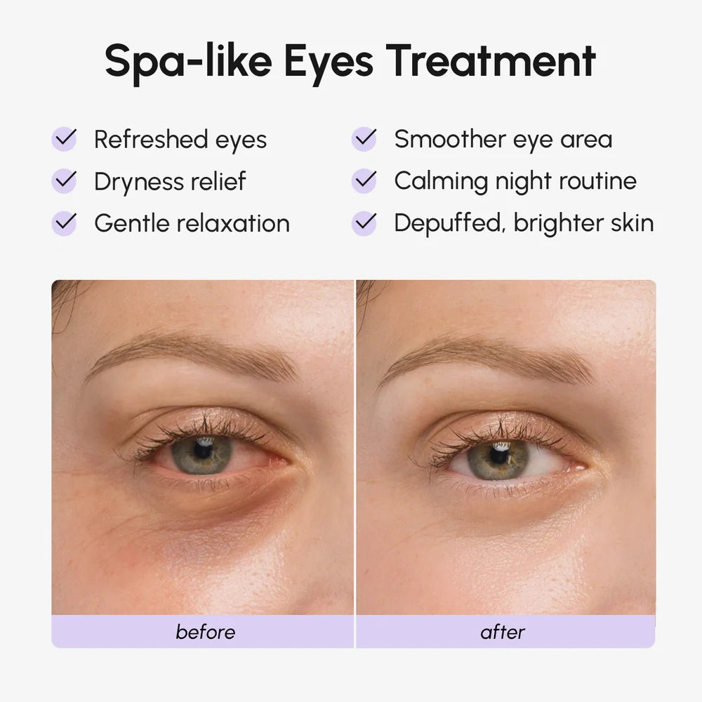 Masque oculaire vapeur parfumé pour le spa