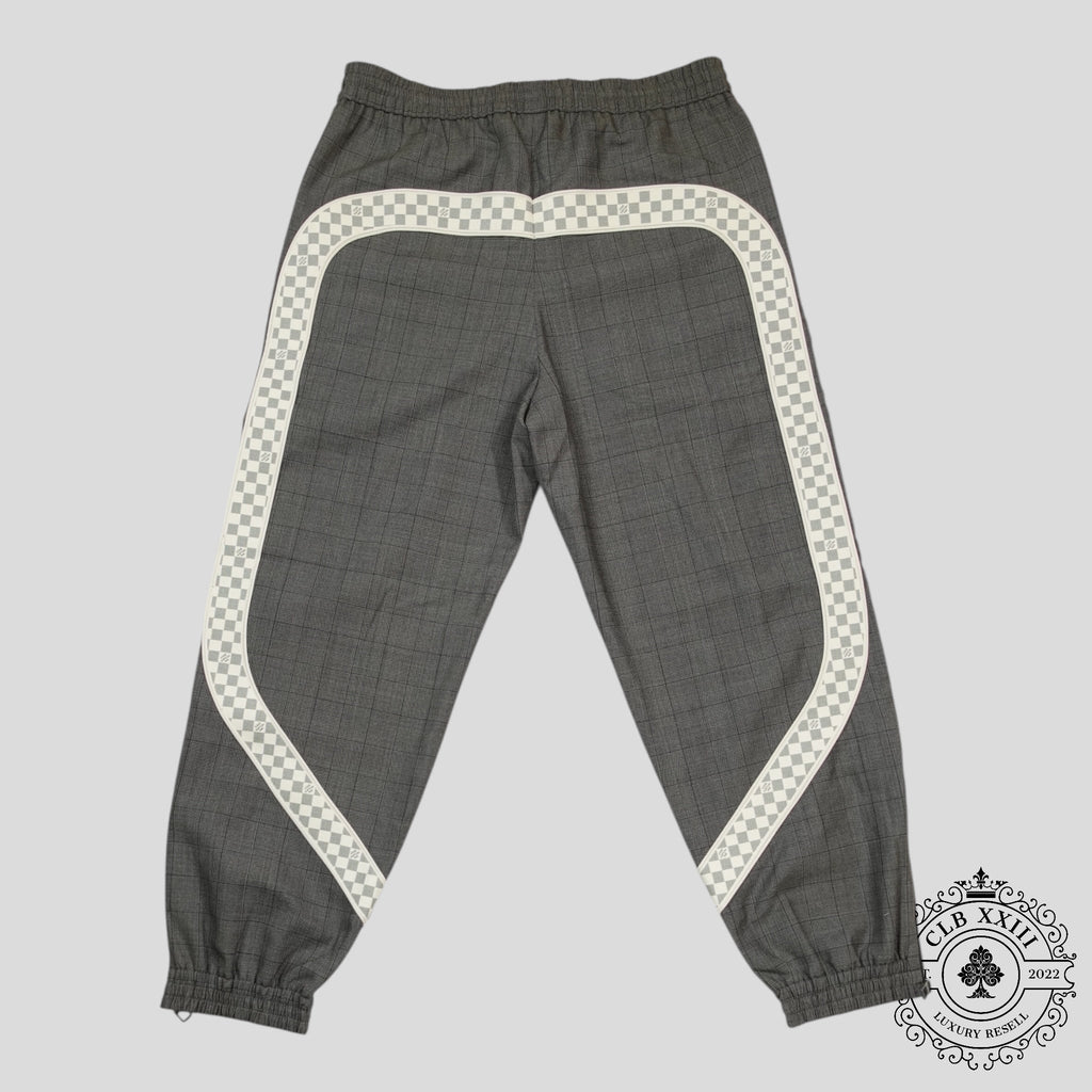 Pantalon de survêtement en laine Louis Vuitton gris