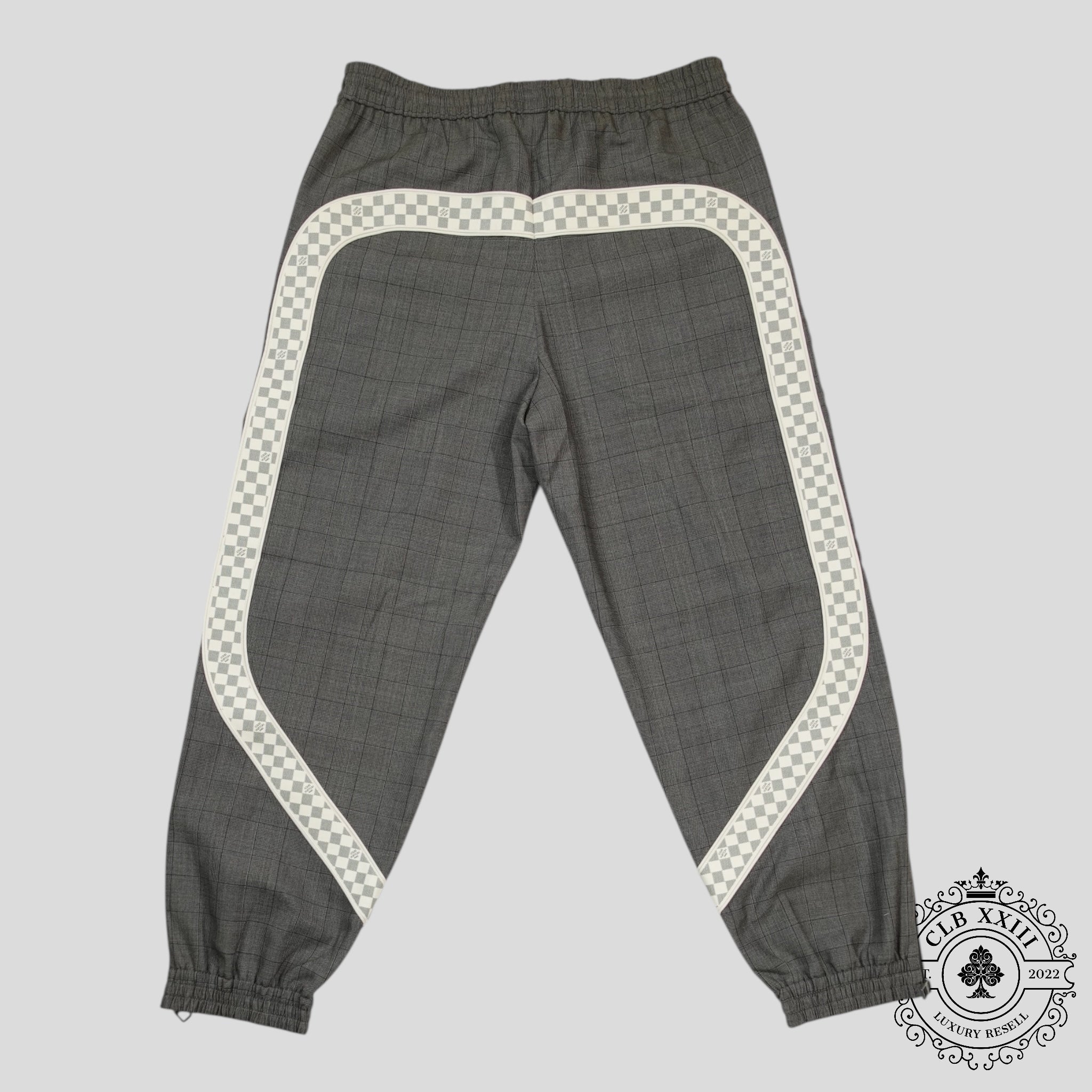 Pantalon de survêtement en laine Louis Vuitton gris