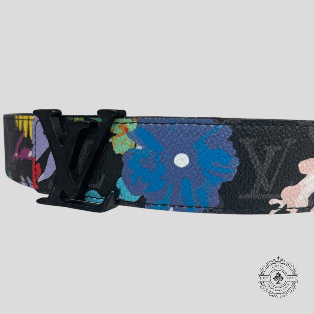 Ceinture Louis Vuitton Imprimé Feuillage Eclipse
