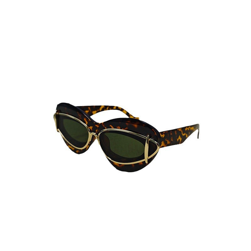 Lunettes de soleil œil-de-chat Y2K pour femme, petite monture — Lunettes de conduite tendance